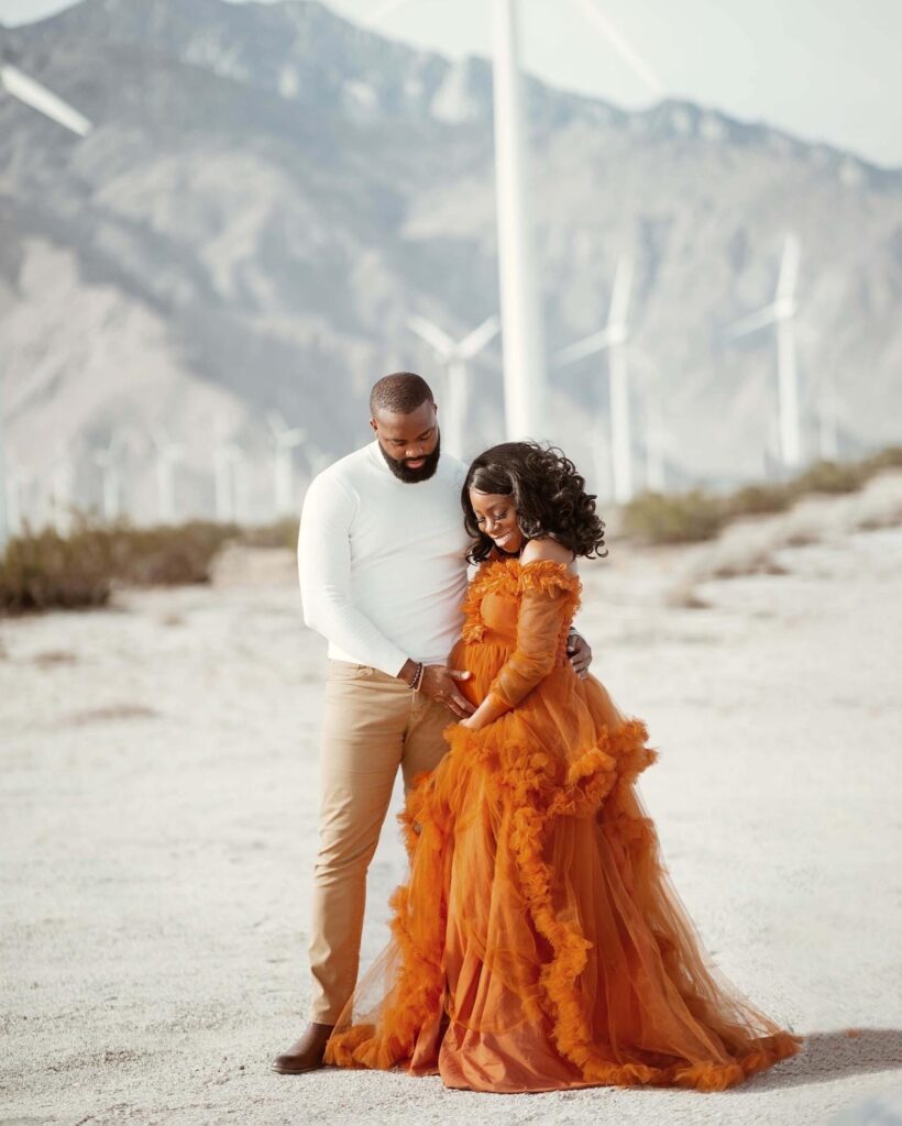 Los Angeles Maternity Photographer Palm Springs Wind Mills 4